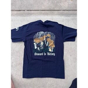 Vintage 1993 Notre Dame Football The Shirt Onward to Victory Navy Blue XL 90s